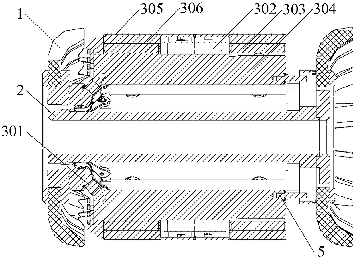 Two-dimensional floating mechanism used for pipeline detection