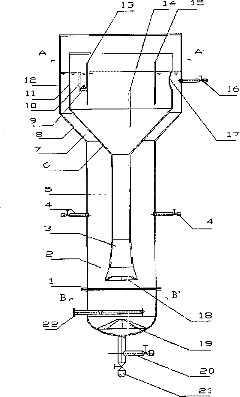 Highly effective double-element nitration reactor