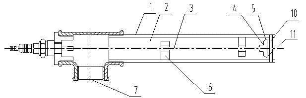 Ignition gun capable of detecting ignition flame