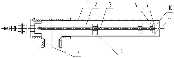 Ignition gun capable of detecting ignition flame