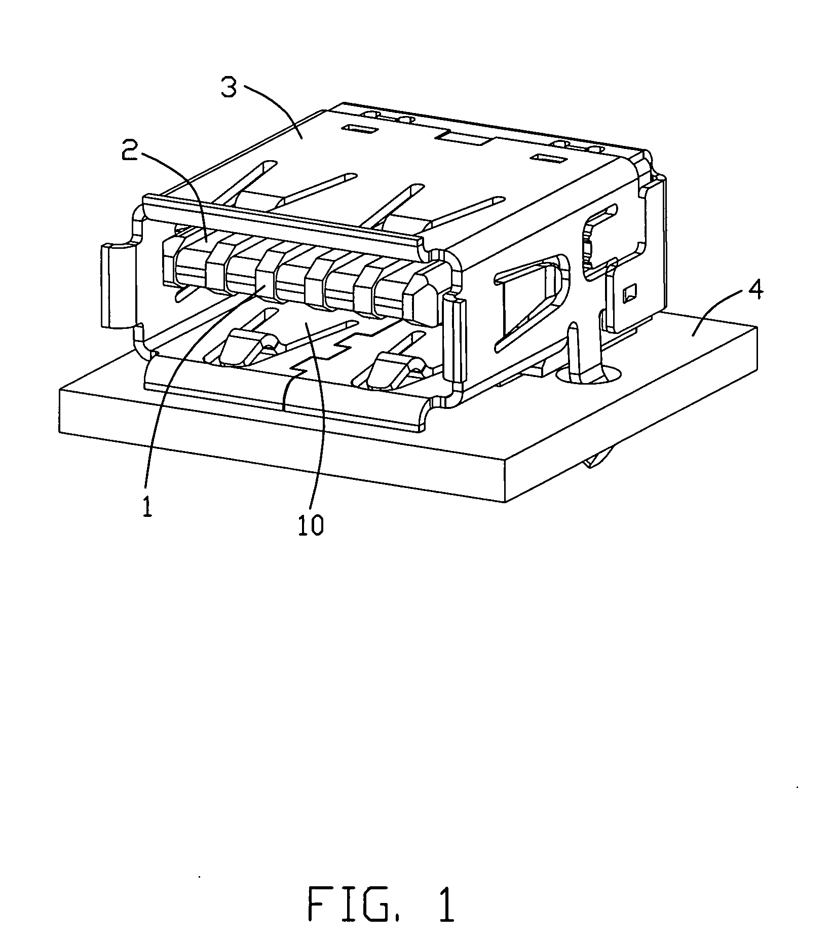 Electrical connector with improved contact arrangement