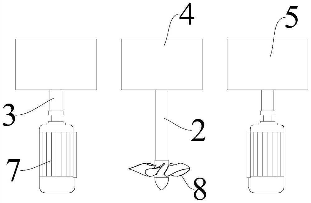 Moving magnetic suspension type multi-wheel transmission device