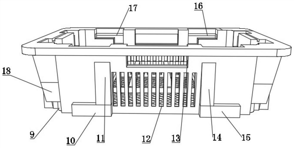 Special magazine of freezer dryer for storing food