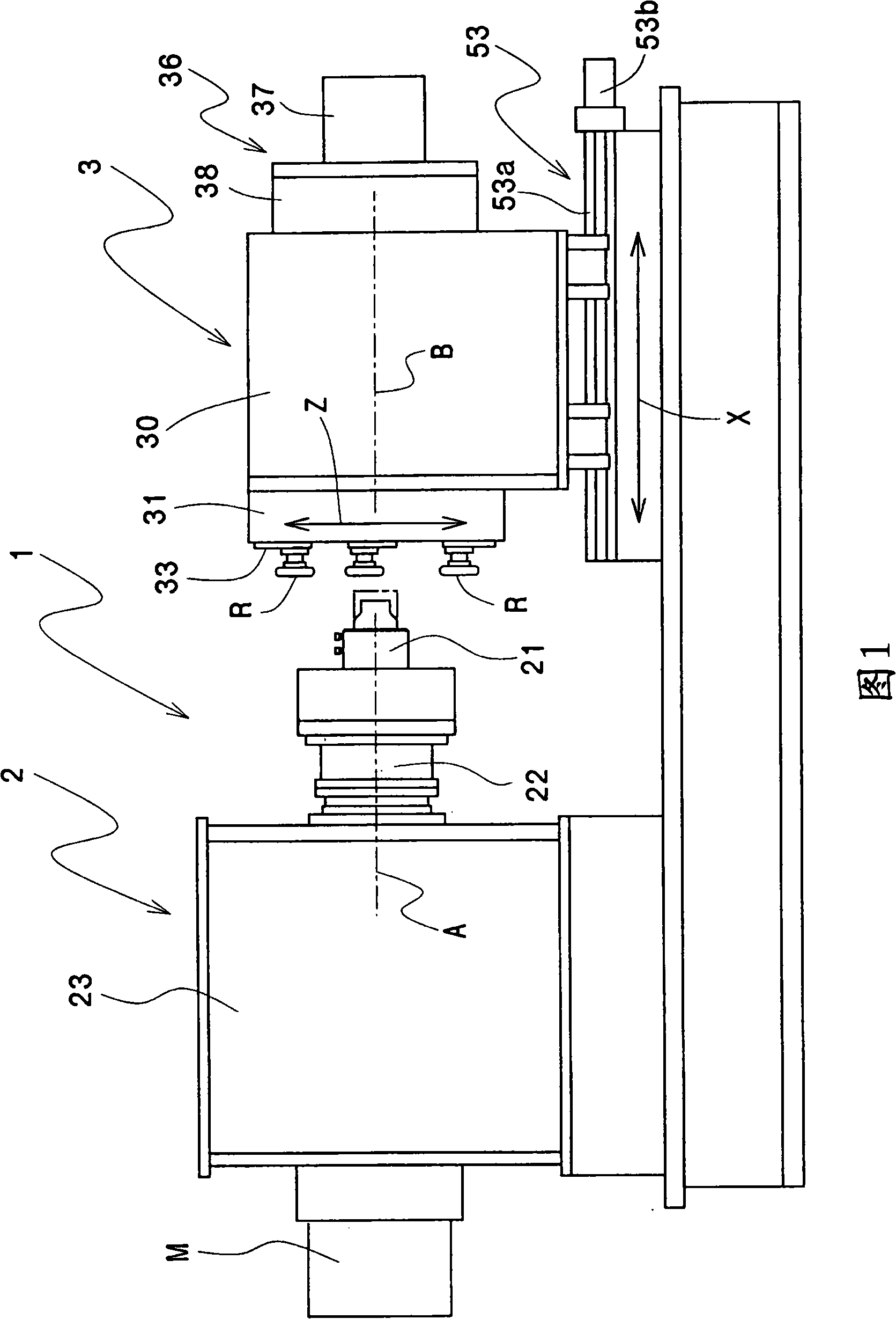 Drawing and processing apparatus