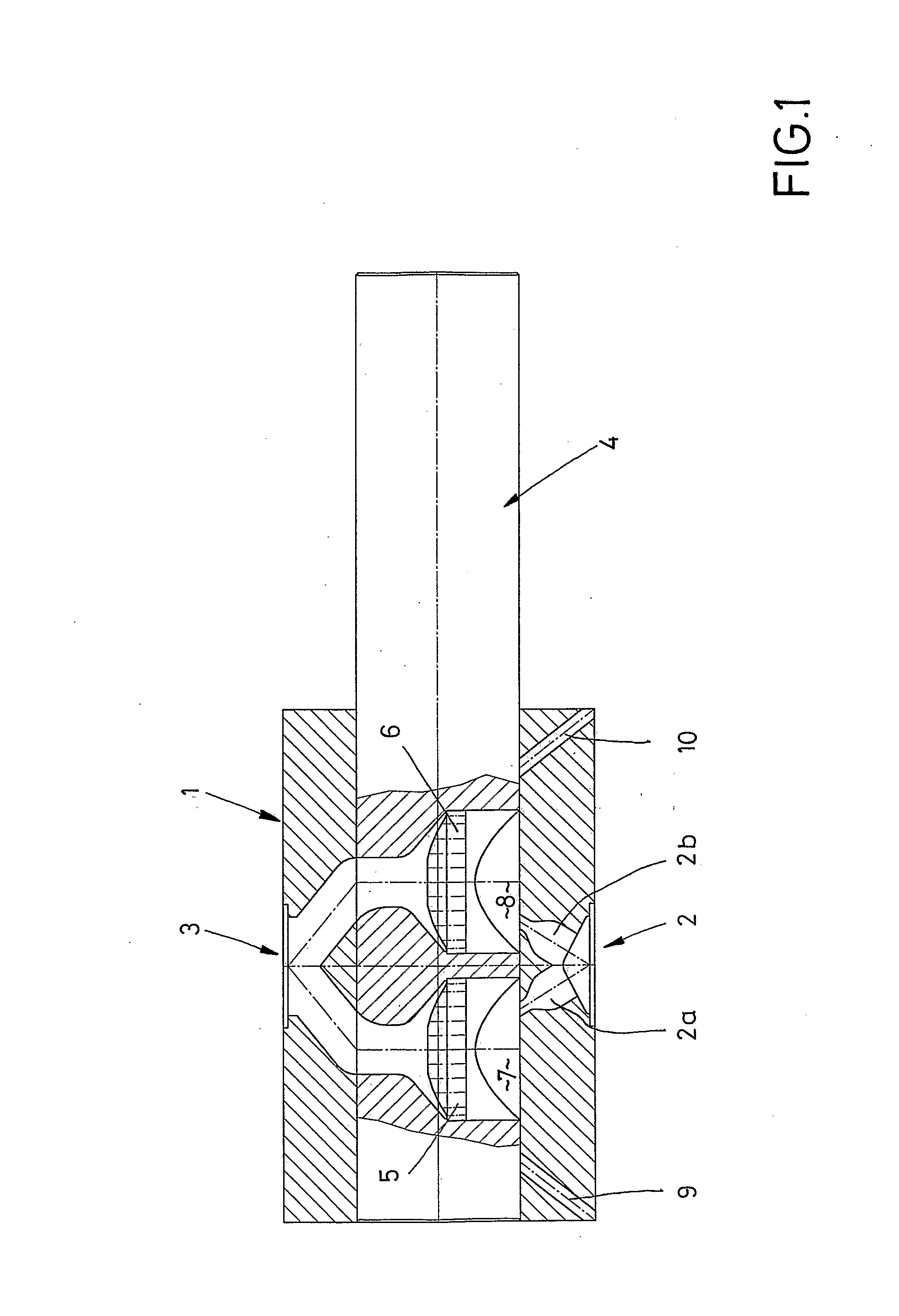 Device For Filtering A Liquefied Synthetic Material