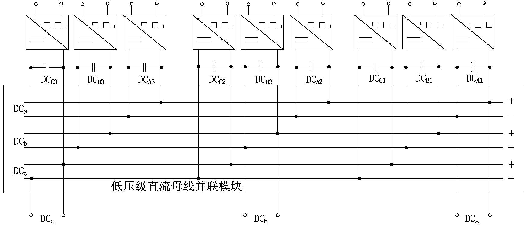 Bi-directional power flow controlled multi-level mutual balance solid state transformer and realization method thereof