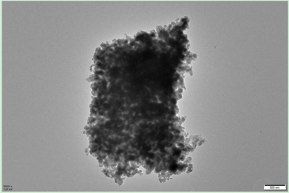 A kind of fluffy carbon-coated silicon composite material and its preparation method and application