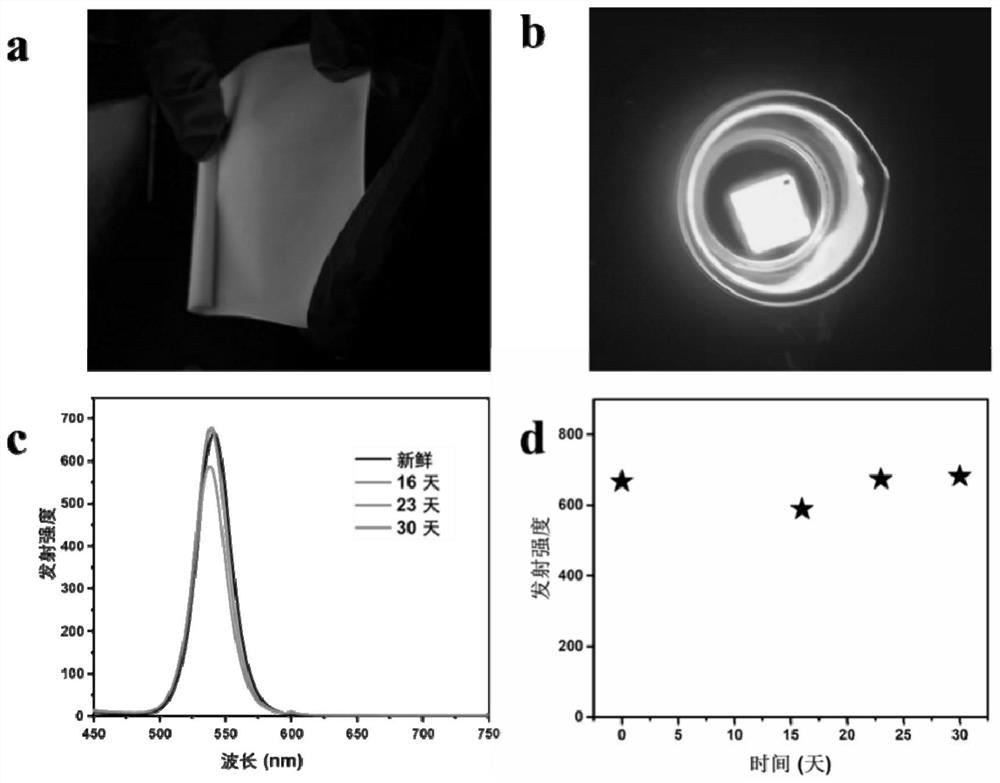 A method of obtaining formamidine lead bromide/pmma composite material by in-situ polymerization coating and its application