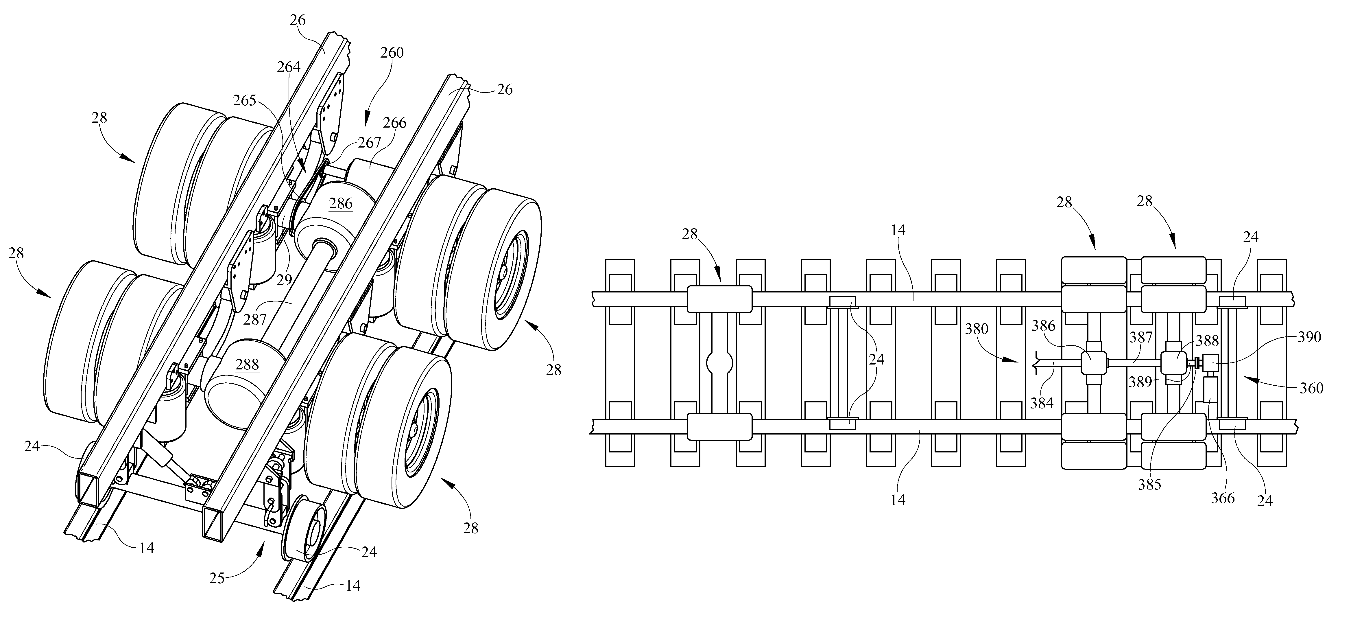 Auxiliary drive system for a high-rail vehicle
