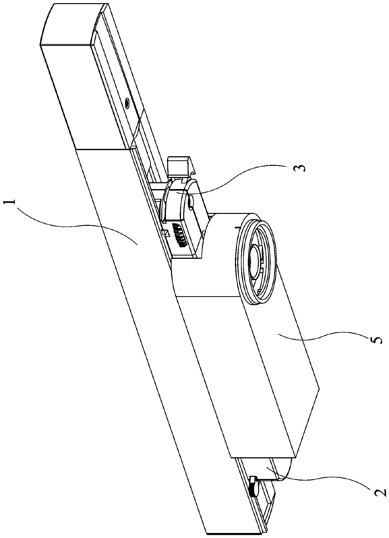 Improved structure of six-wire track head