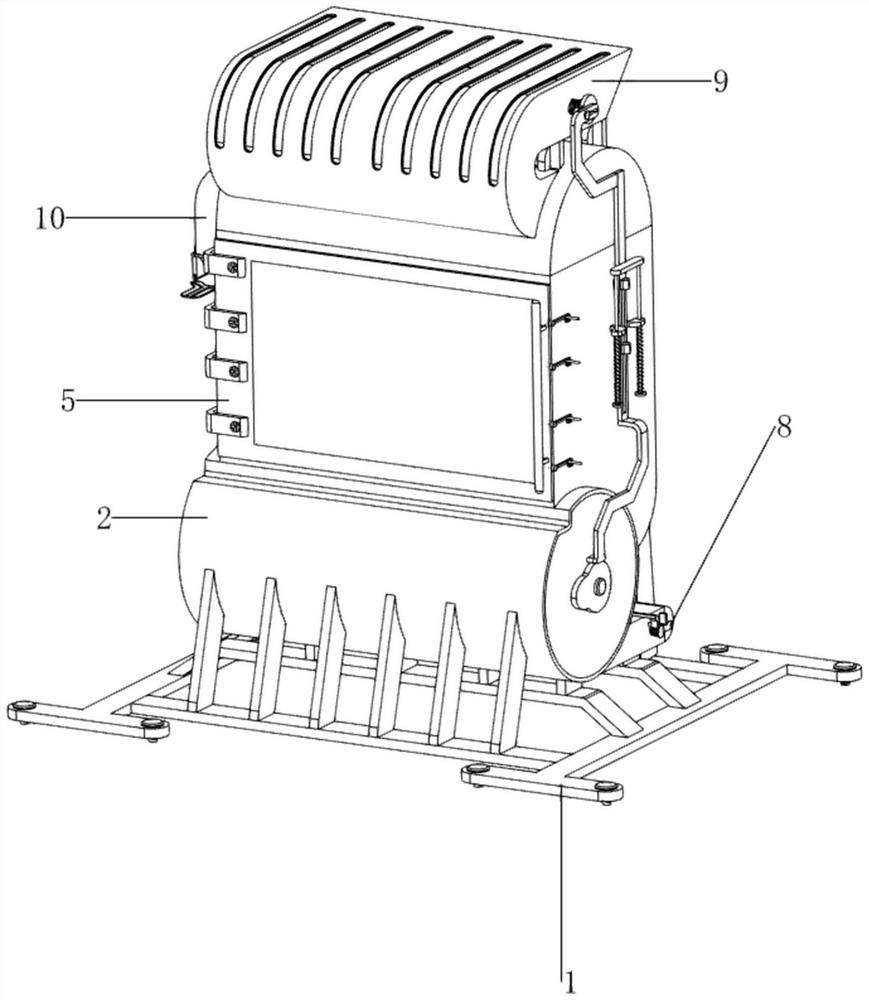 Circulating type honeysuckle drying machine capable of avoiding contact
