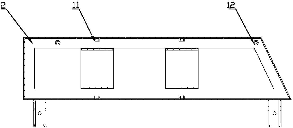 Device for installing CNG system of Santana car