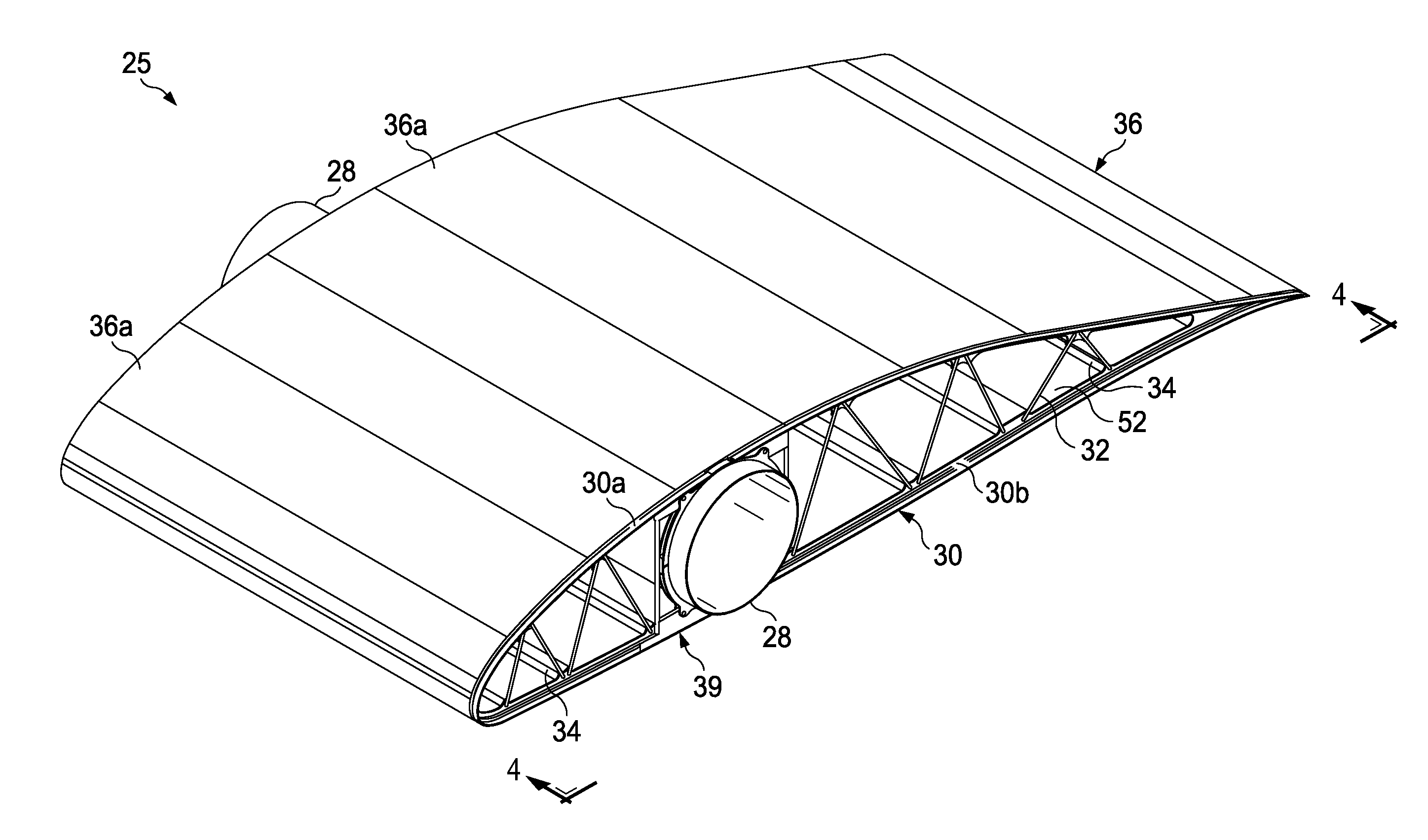 Attachment of Aircraft Ribs to Spars Having Variable Geometry