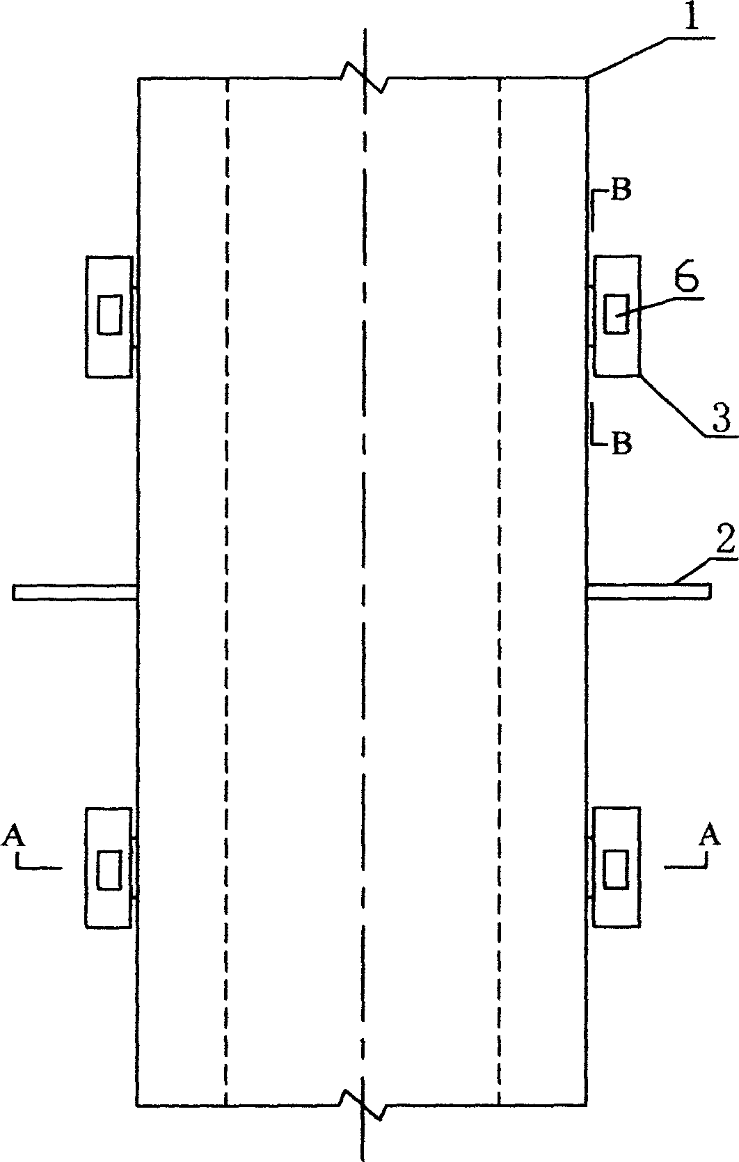 Safety escape unit of Archimedes bridge