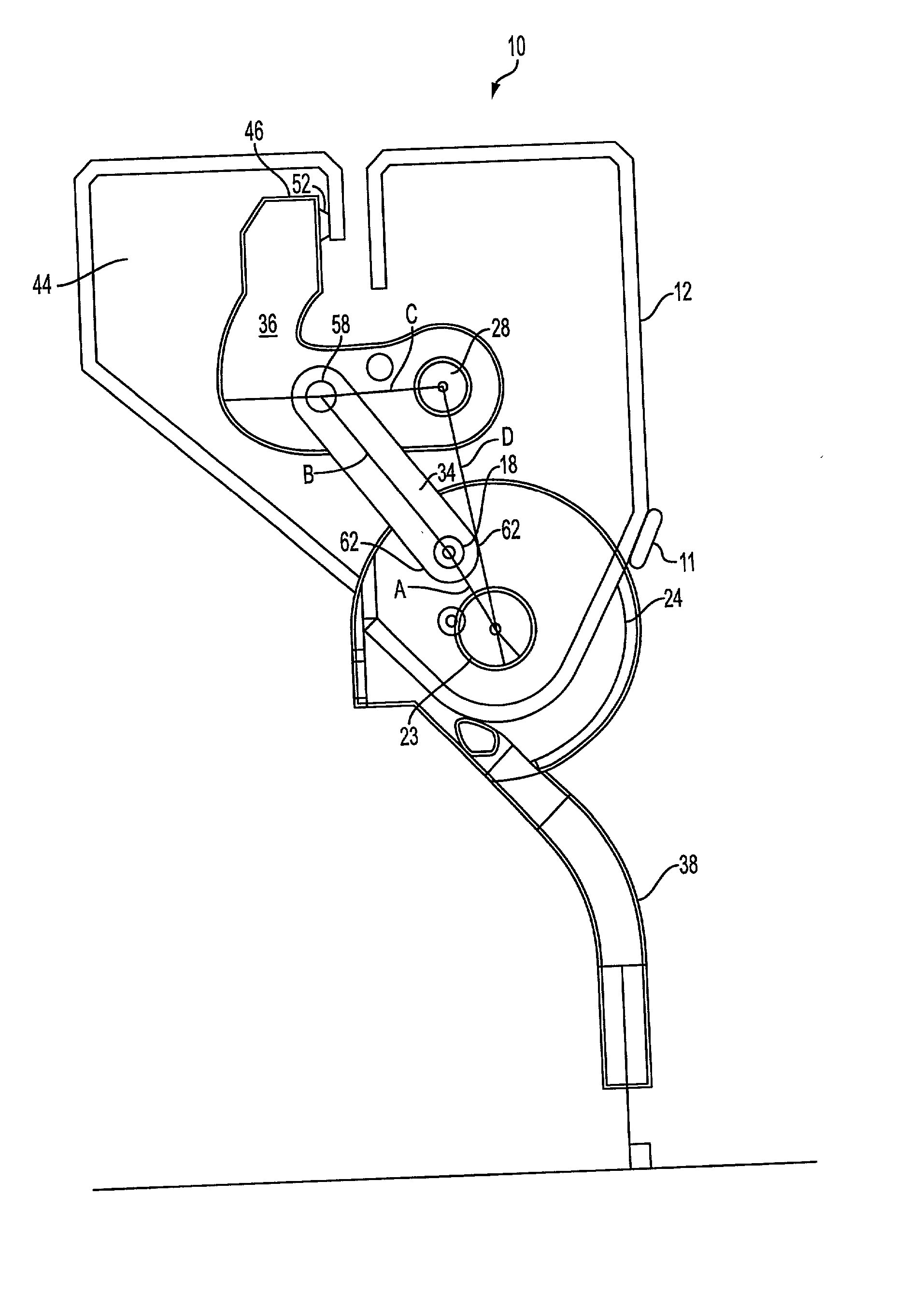 Latching device and method