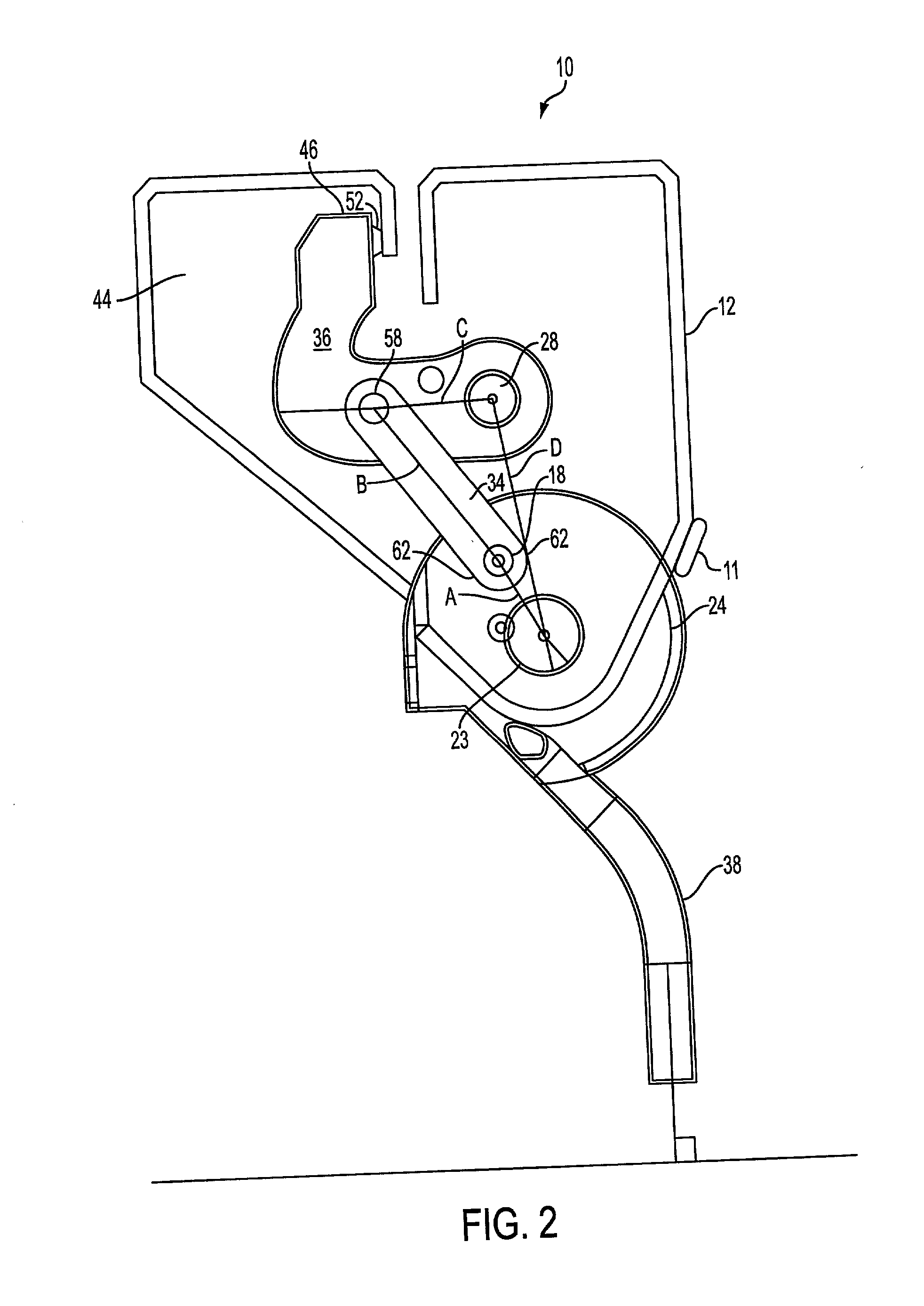 Latching device and method