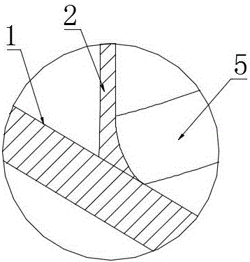 Integrated cast flange and manufacturing process thereof