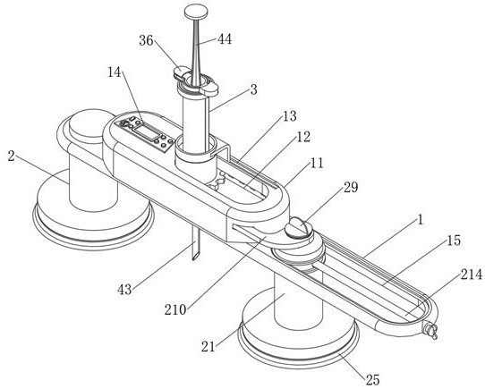 Anesthesiology department adjustable positioning anesthetic needle