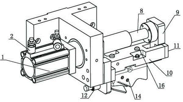 Positioning and clamping mechanism for welding of rear stabilizer bar mounting bracket of rear subframe