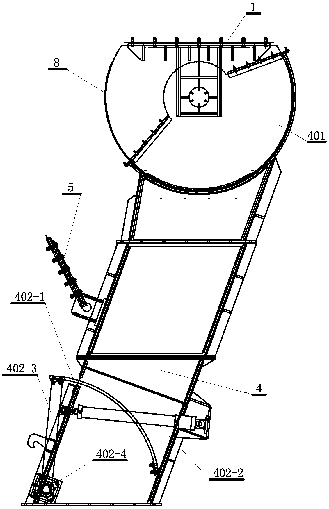 System and method of full-automatic continuous quantitative loading of railway freight train