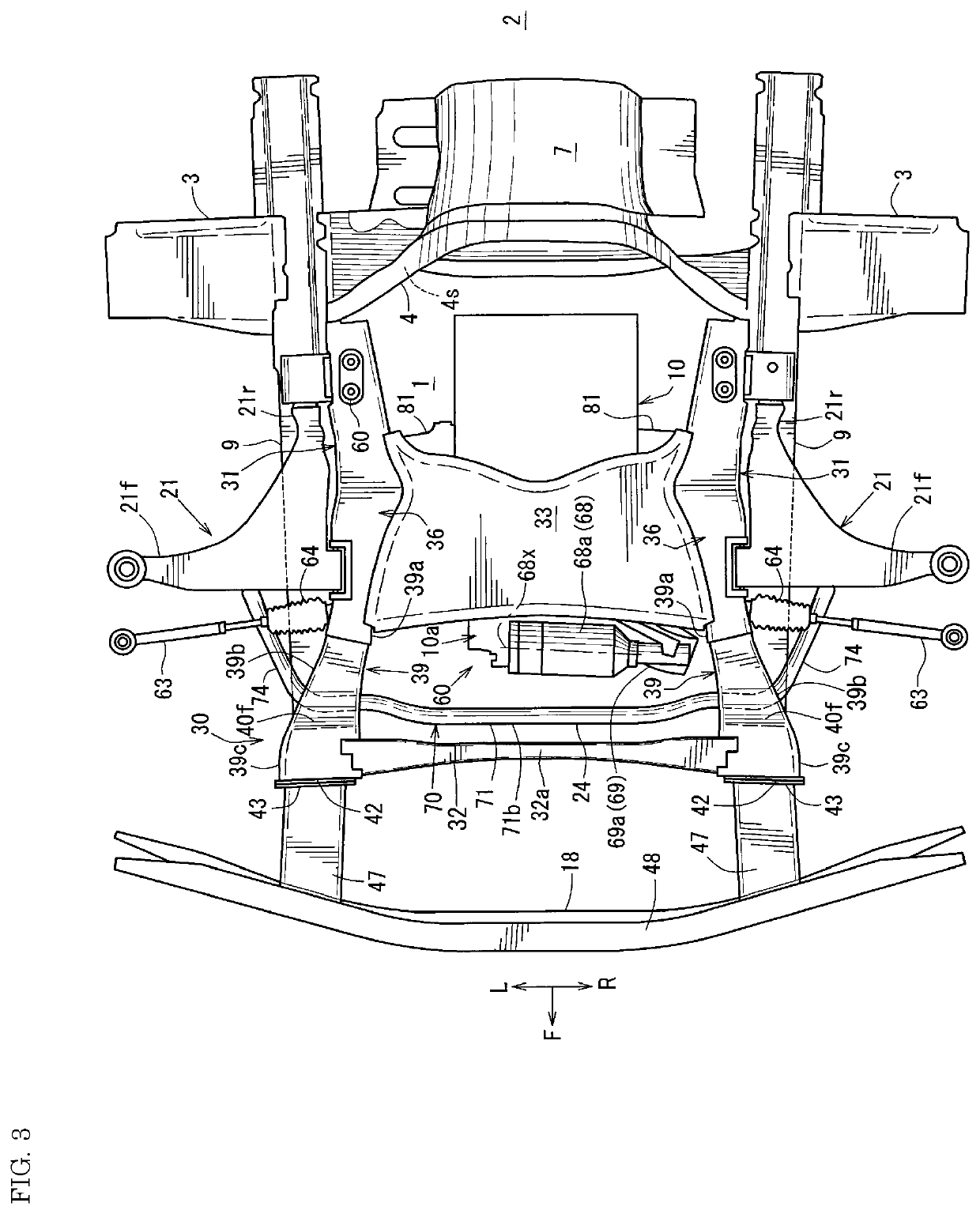 Subframe structure