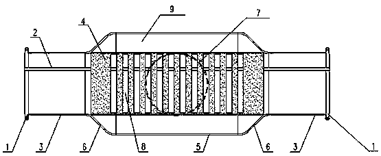 Novel anti-impact structure heat exchanger