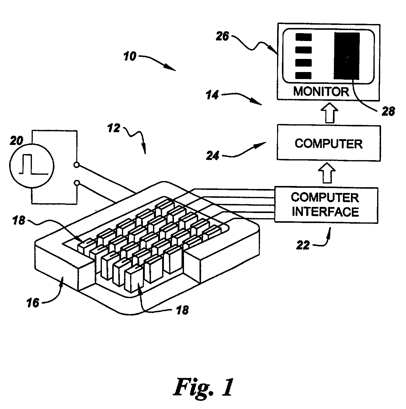 Pulsed eddy current two-dimensional sensor array inspection probe and system