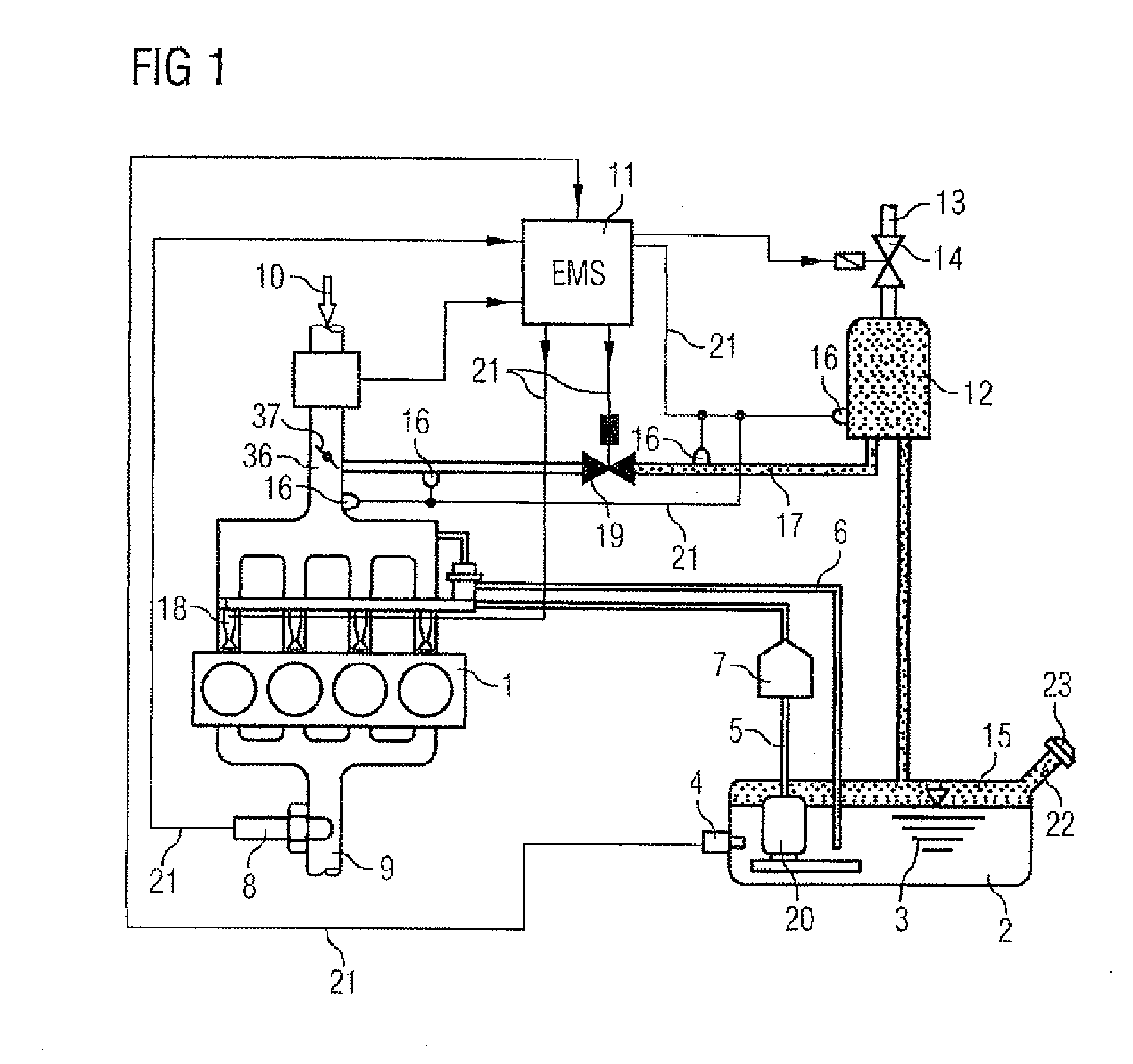 Sensor for Measuring Hydrocarbon Content in a Flow of Gas in a Purge Line