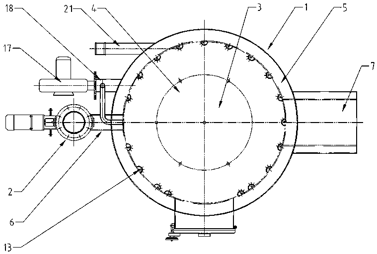 A biomass particle semi-gasification combustion head