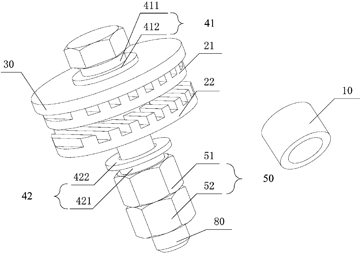 Damping gasket device, locomotive and damping gasket device assembly method