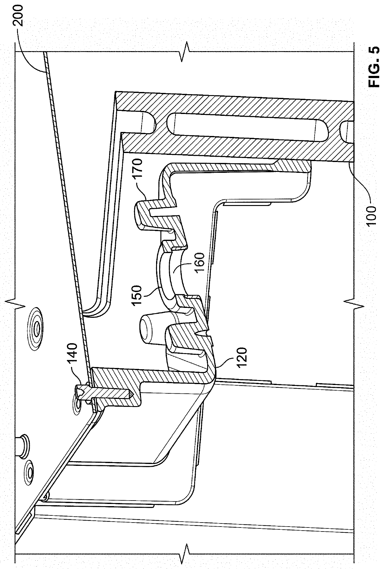 Electric vehicle battery pack having external side pouch for electrical components