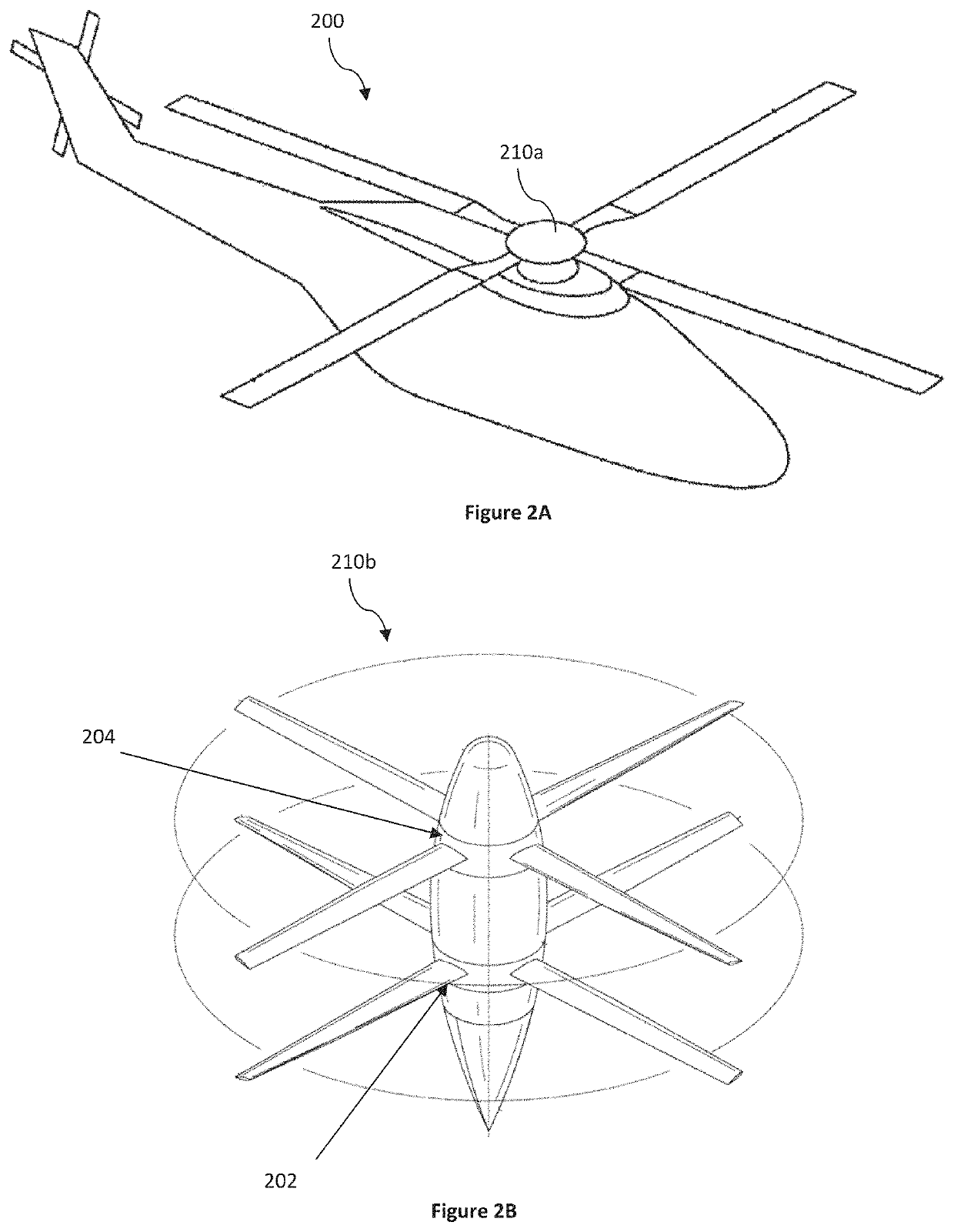 Use of individual blade control on a propeller or rotor in axial flight for the purpose of aerodynamic braking and power response modulation