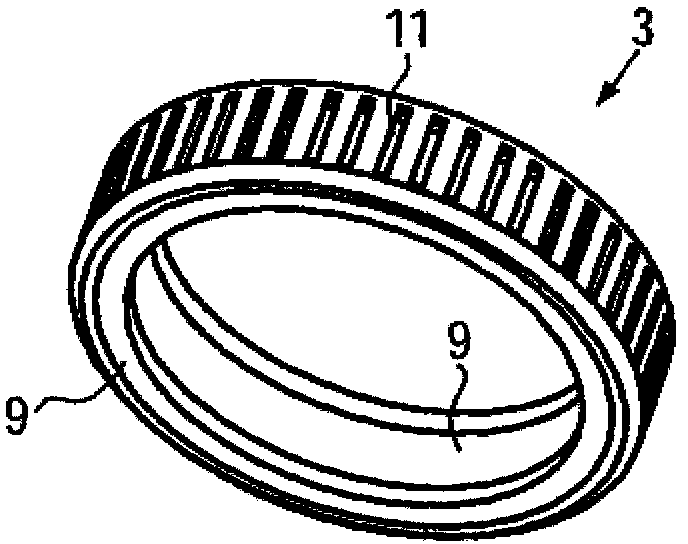 Anti-friction bearing having bump-like projections which are attached to the bearing outer ring