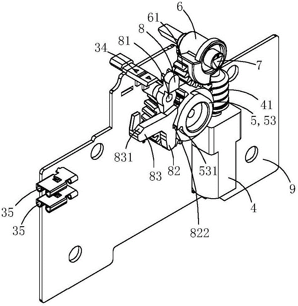 Automatic switching miniature circuit breaker