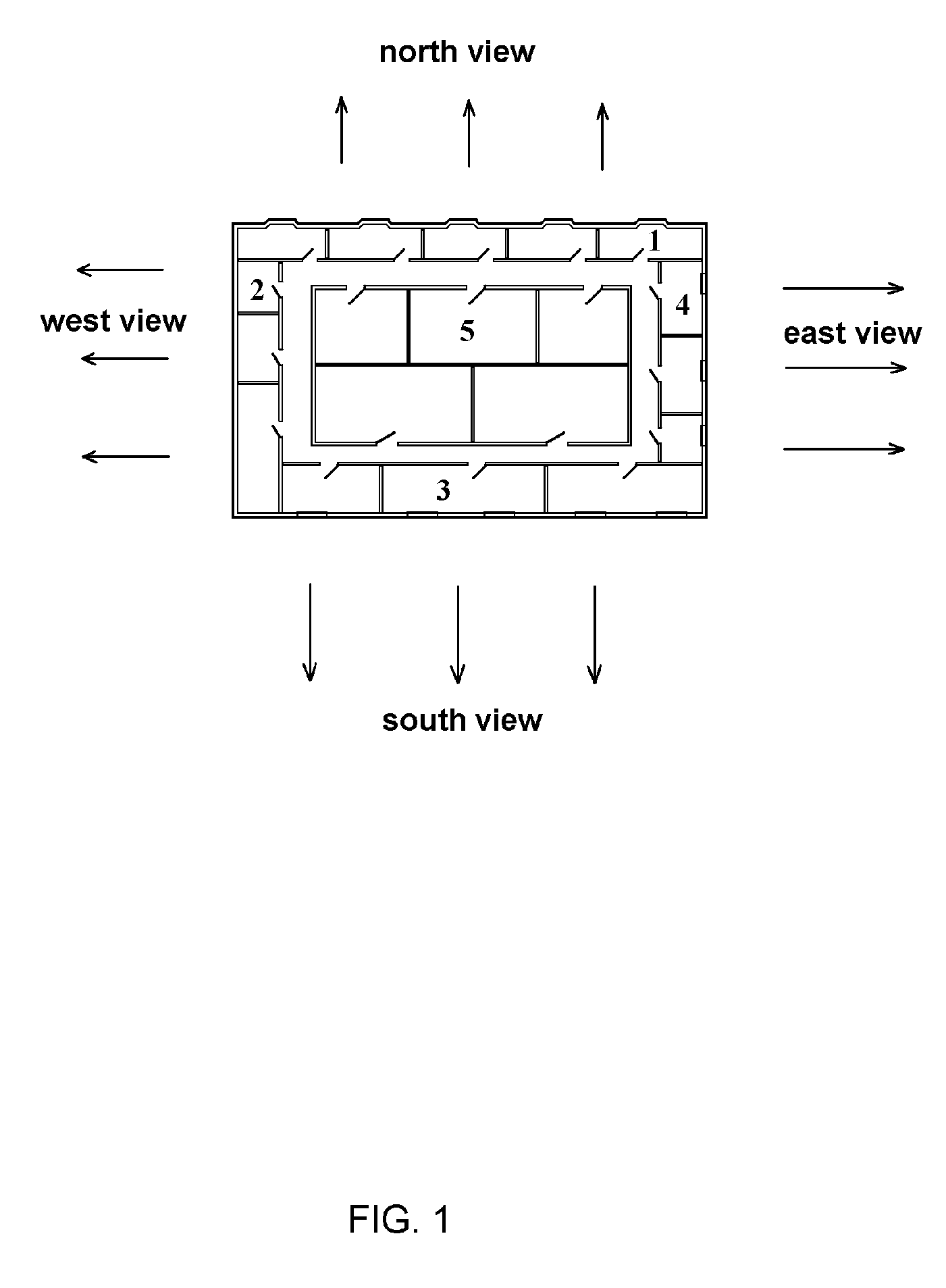 Method and apparatus to simulate an outdoor window for panorama viewing from a room