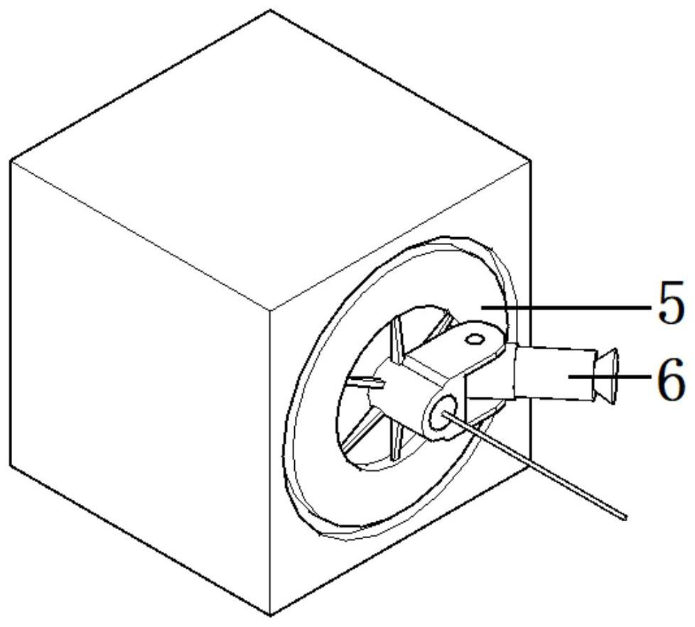 Vector propulsion device for controlling rotational motion of space tether system