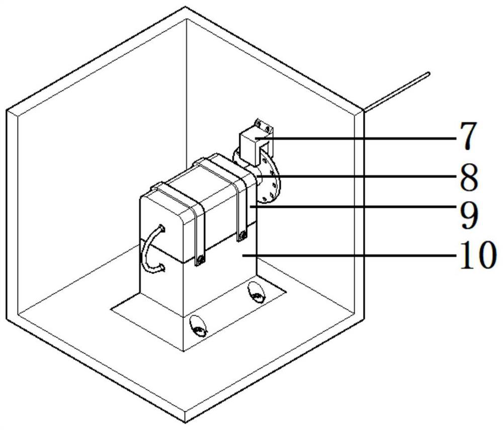 Vector propulsion device for controlling rotational motion of space tether system