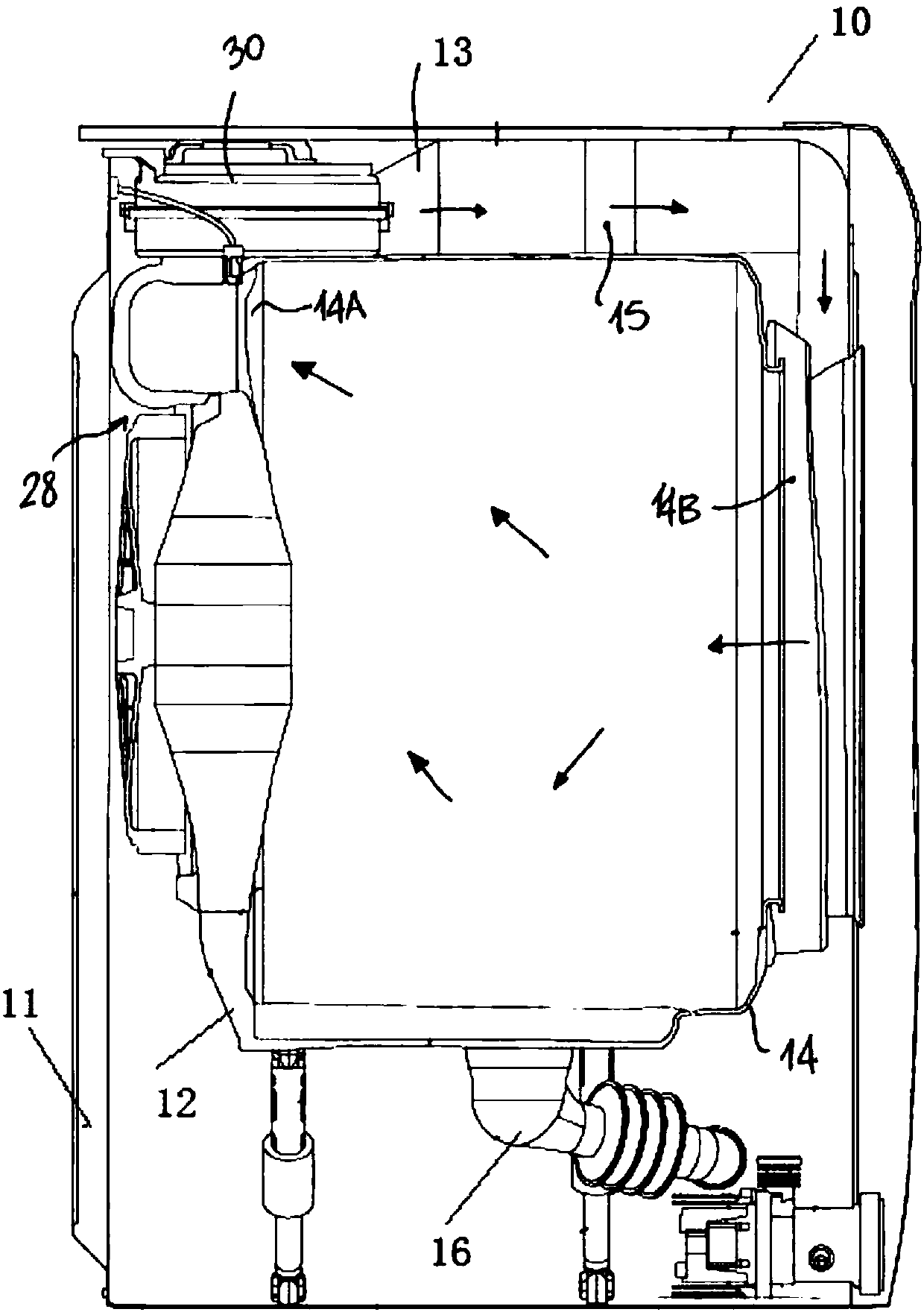 Filtering device capable of achieving automatic cleaning and clothing treating equipment