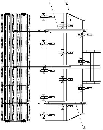 A combined soil preparation machine for deep loosening and cultivating soil