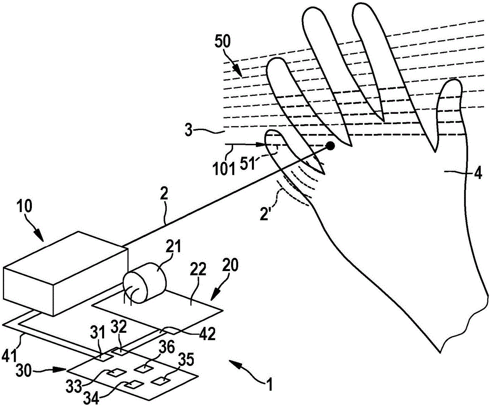 Module, system, and method for producing an image matrix for gesture recognition