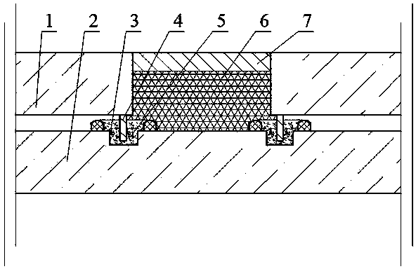 Vacuum glass air-exhaust port structure and manufacturing method thereof