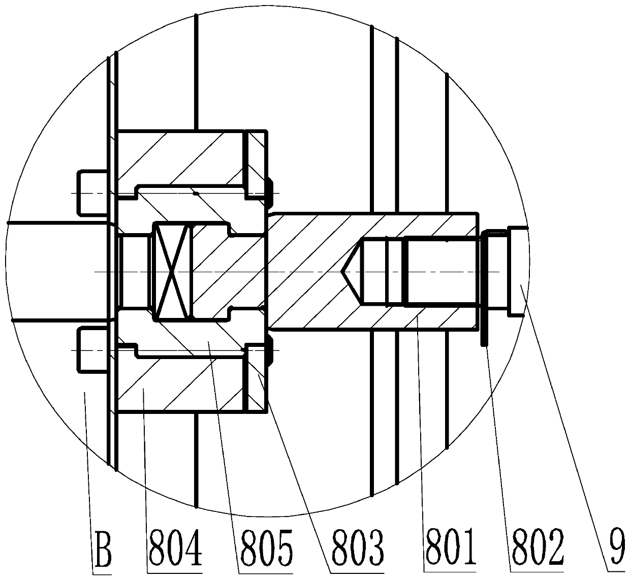 High-pressure main steam valve of steam turbine