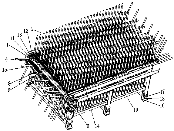 Plate type workpiece conveying equipment