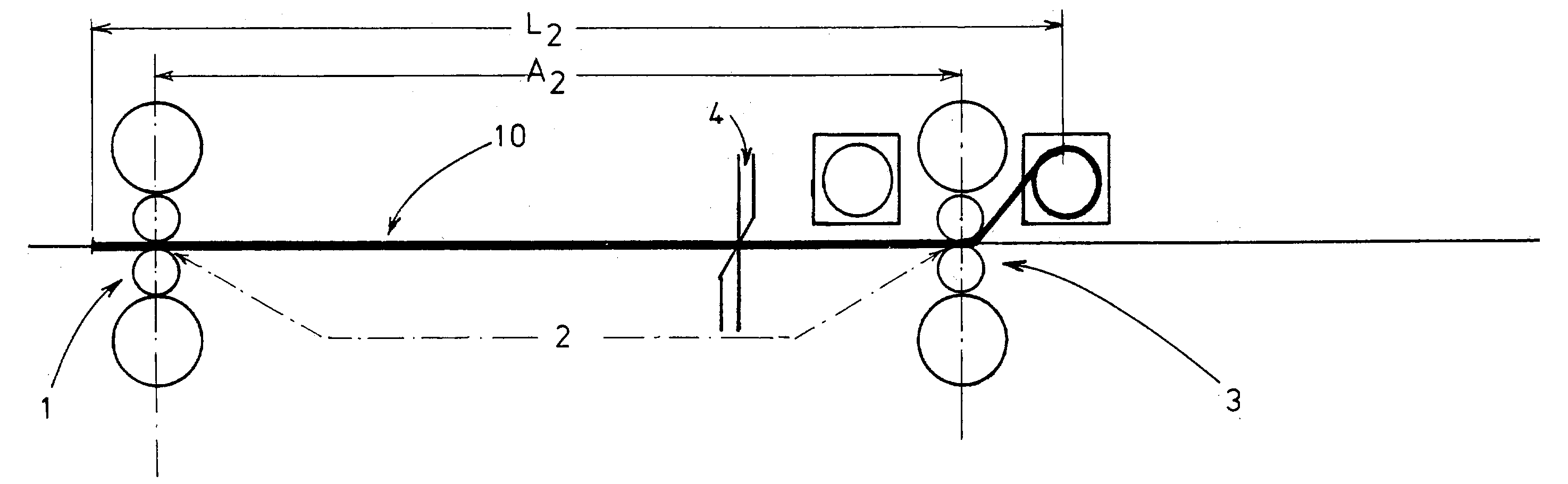 Method and plant for the hot rolling of strip