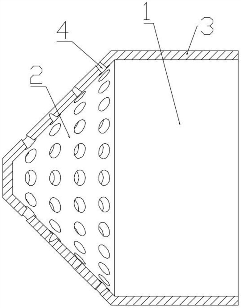 Nozzle for reducing nitrogen oxide emission of aluminum oxide roasting furnace