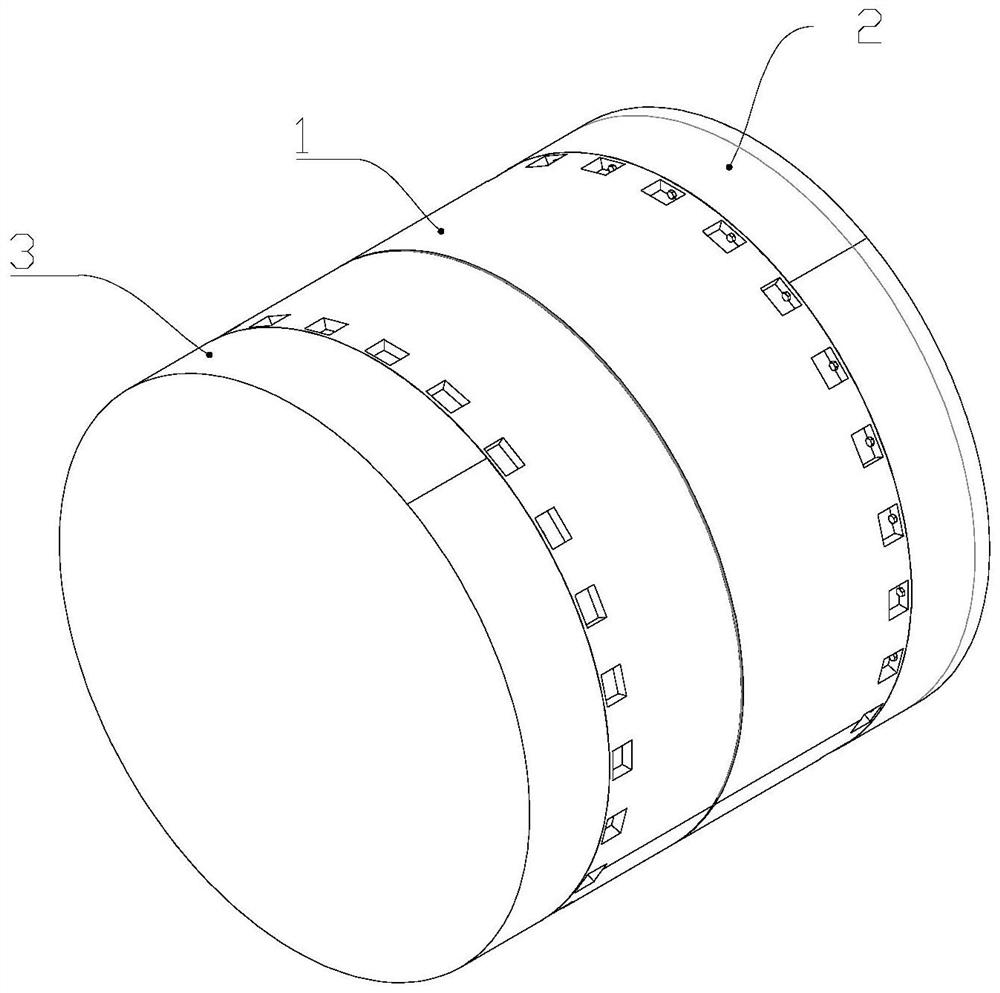 Solid rocket cold separation device and using method thereof