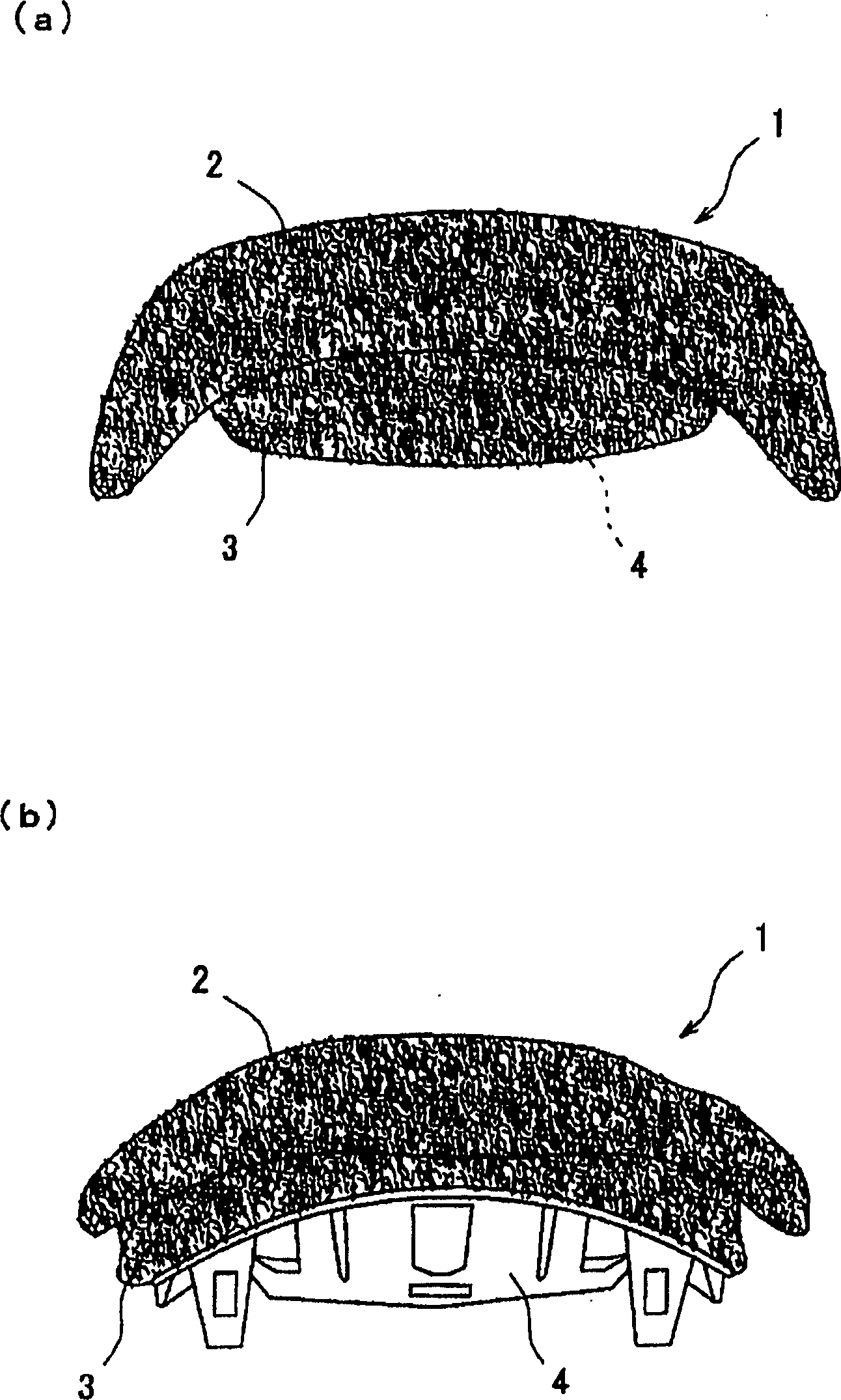 Cushion material formed of spring-structured resin-molded product, manufacturing method thereof, and mold used therefor