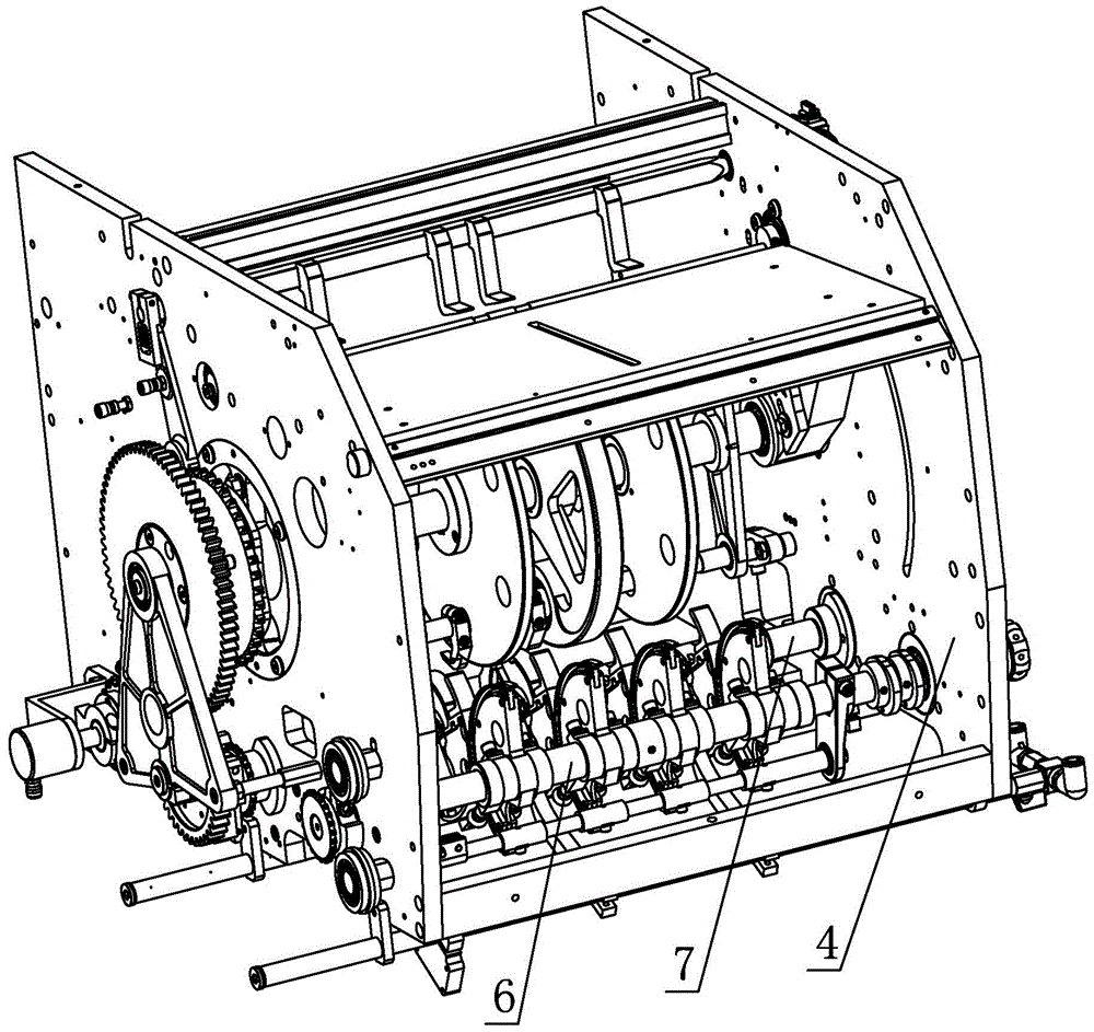 Air blowing paging device for paging machine