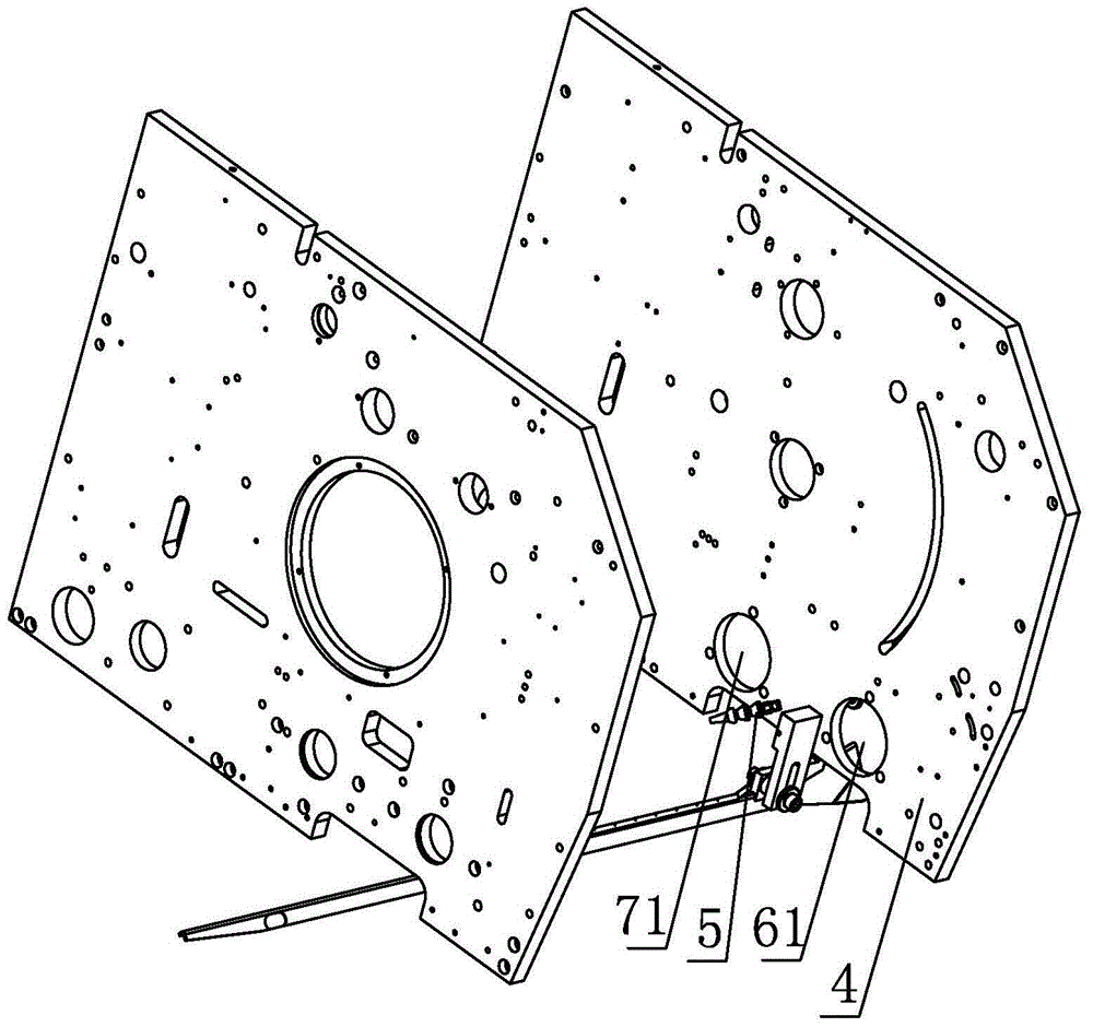 Air blowing paging device for paging machine