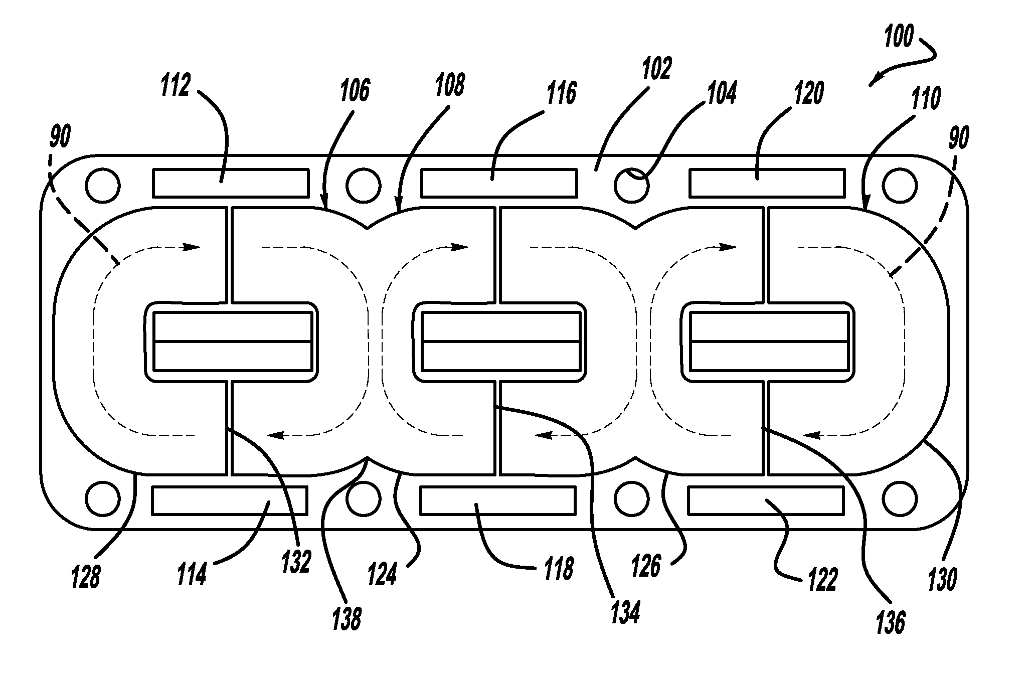 Dc-dc converter for fuel cell application using hybrid inductor core material